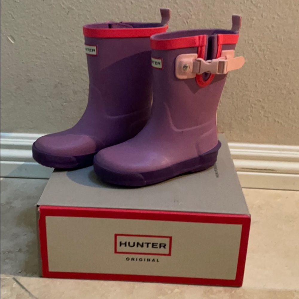 Little kids Hunter Boots size 8T